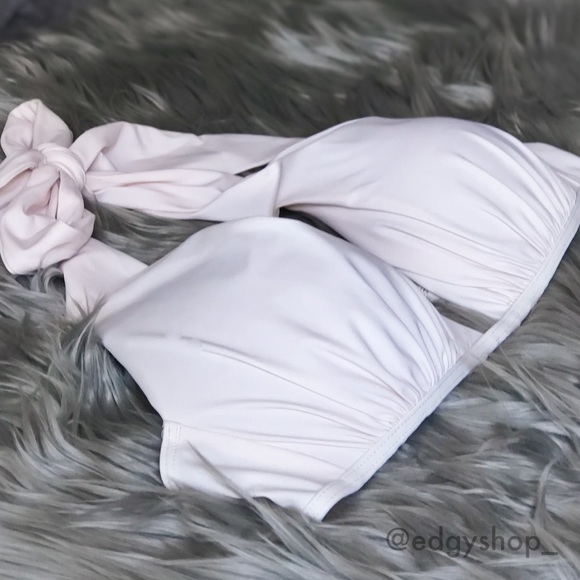 hp • [VS] Draped Wireless Push-Up Halter Top - Picture 2 of 7